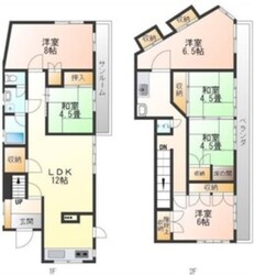 上矢切貸家の物件間取画像